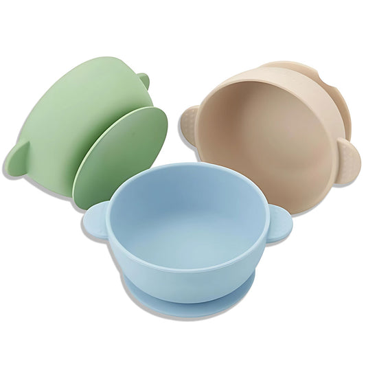 3-pack silikonsugkopp för småbarn